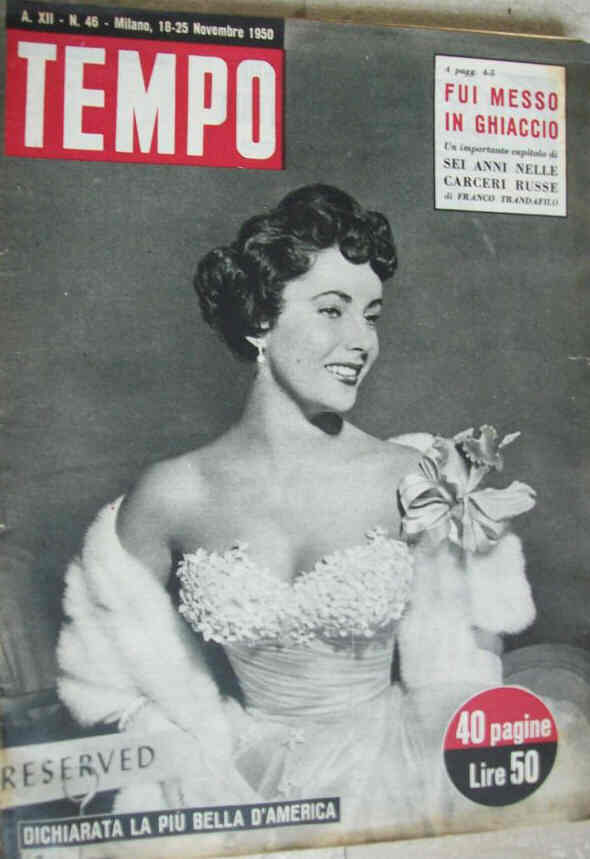 TEMPO magazine side cover Issue 46 18 November 1950