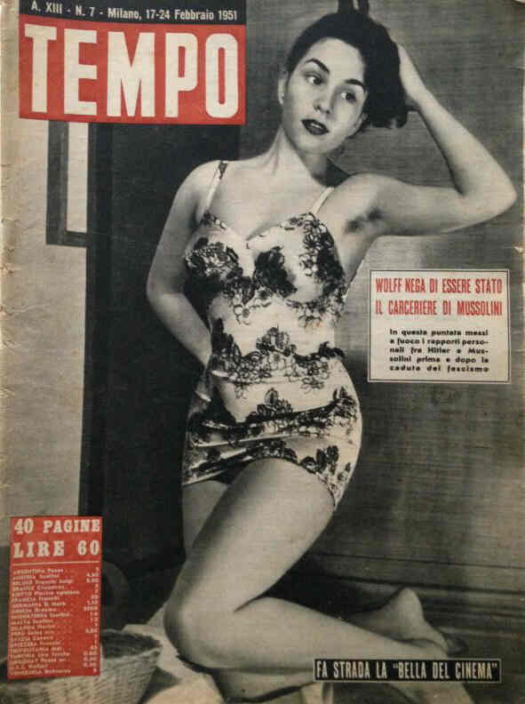 TEMPO magazine side cover Issue 7 17 February 1951