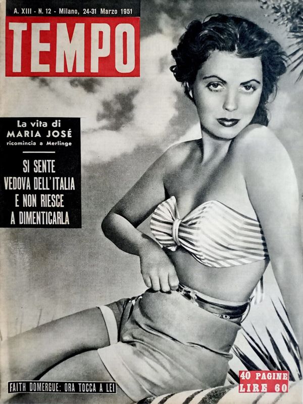 TEMPO magazine side cover Issue 12 24 March 1951