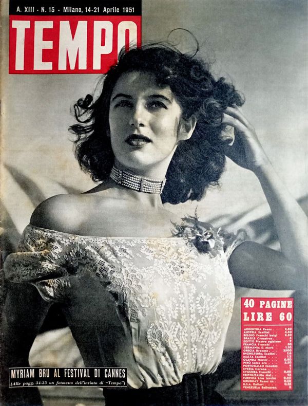TEMPO magazine side cover Issue 15 21 April 1951