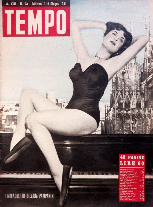 TEMPO magazine side cover Issue 23 9 June 1951