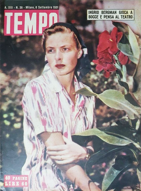 TEMPO magazine side cover Issue 36 8 September 1951