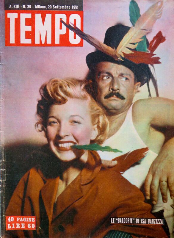 TEMPO magazine side cover Issue 39 29 September 1951