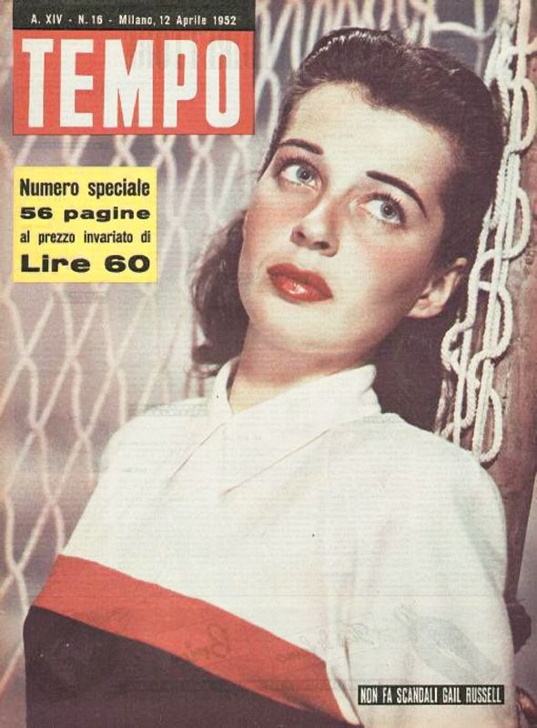TEMPO magazine side cover Issue 16 12 April 1952