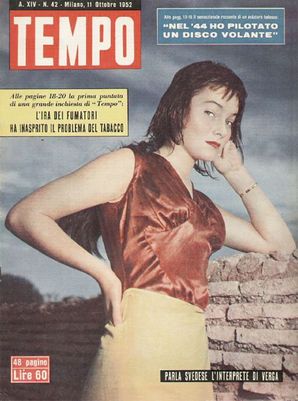TEMPO magazine side cover Issue 42 11 October 1952