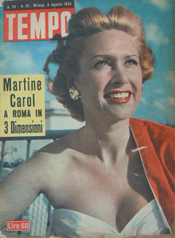 TEMPO magazine side cover Issue 32 6 August 1953