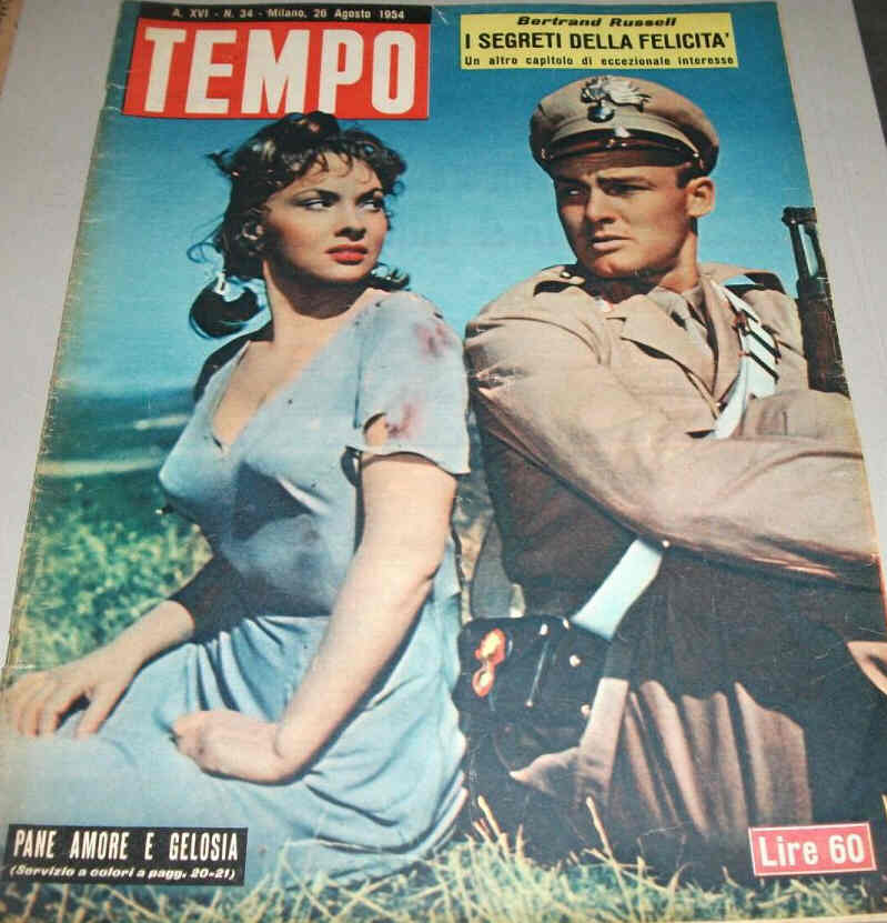 TEMPO magazine side cover Issue 34 26 August 1954