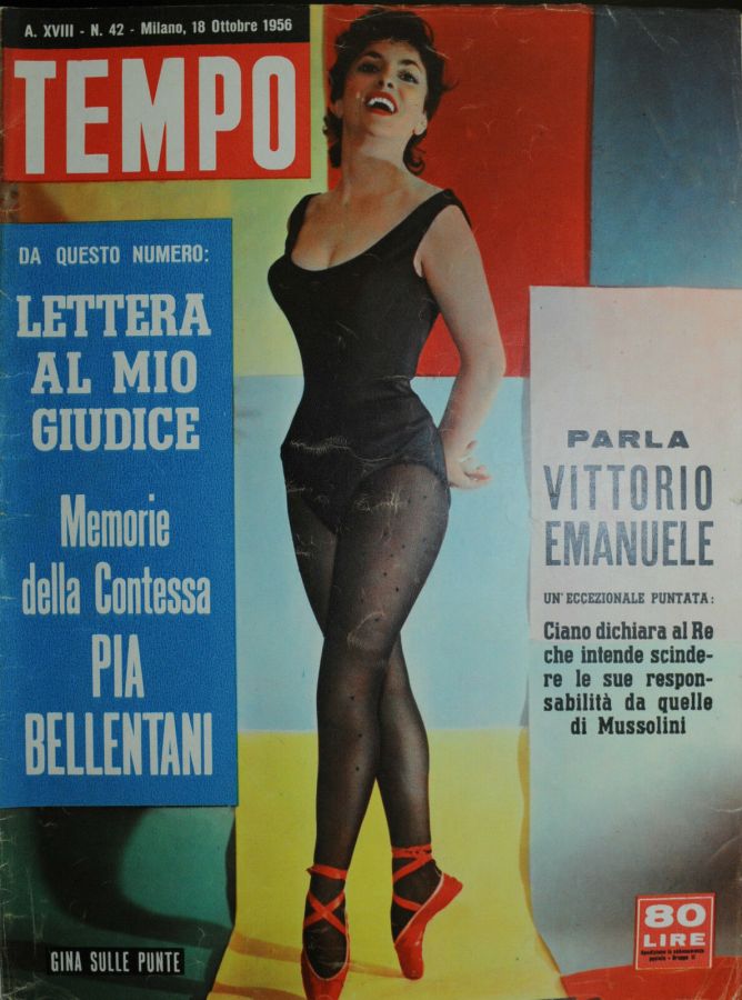 TEMPO magazine side cover Issue 42 18 October 1956