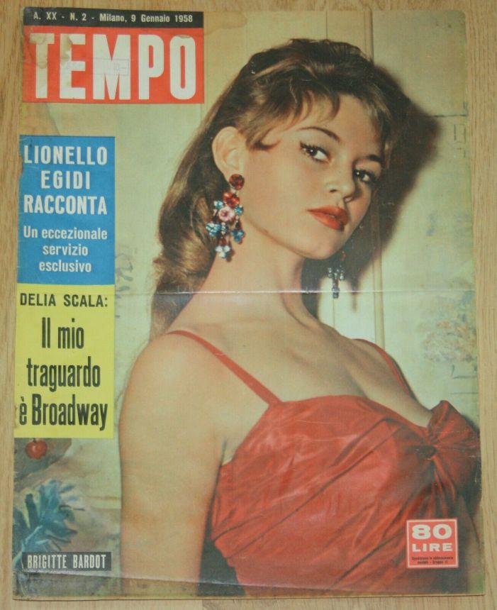 TEMPO magazine side cover Issue 2 9 January 1958