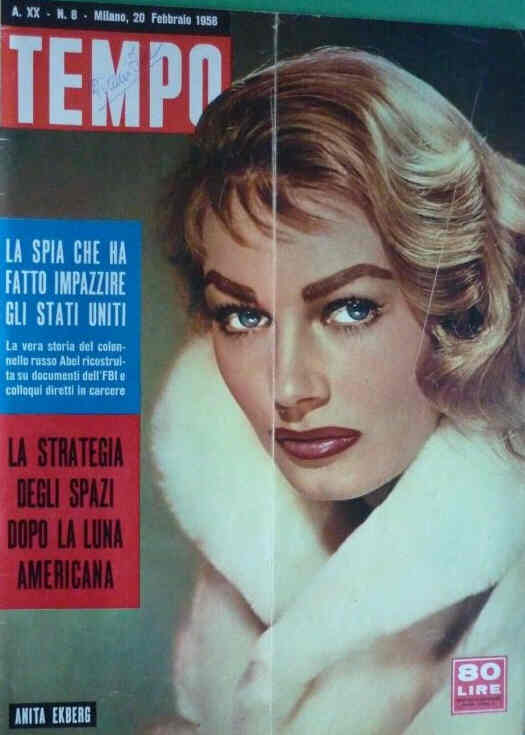 TEMPO magazine side cover Issue 8 20 February 1958