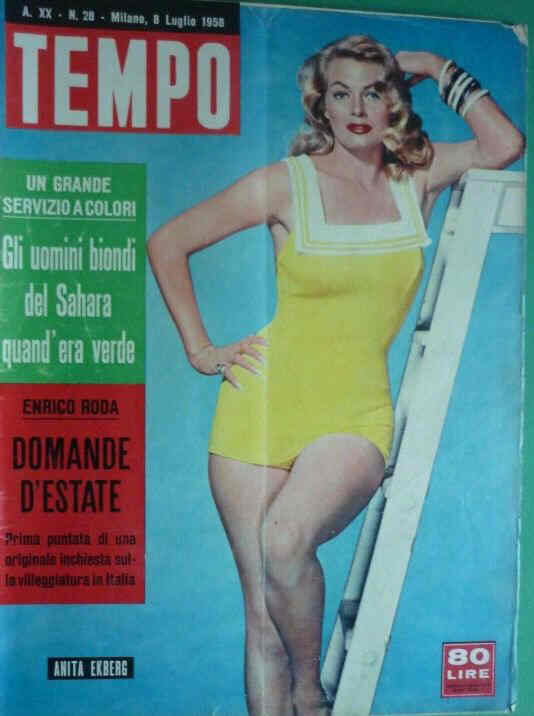 TEMPO magazine side cover Issue 28 8 July 1958