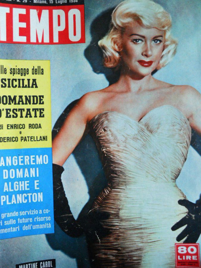 TEMPO magazine side cover Issue 29 15 July 1958