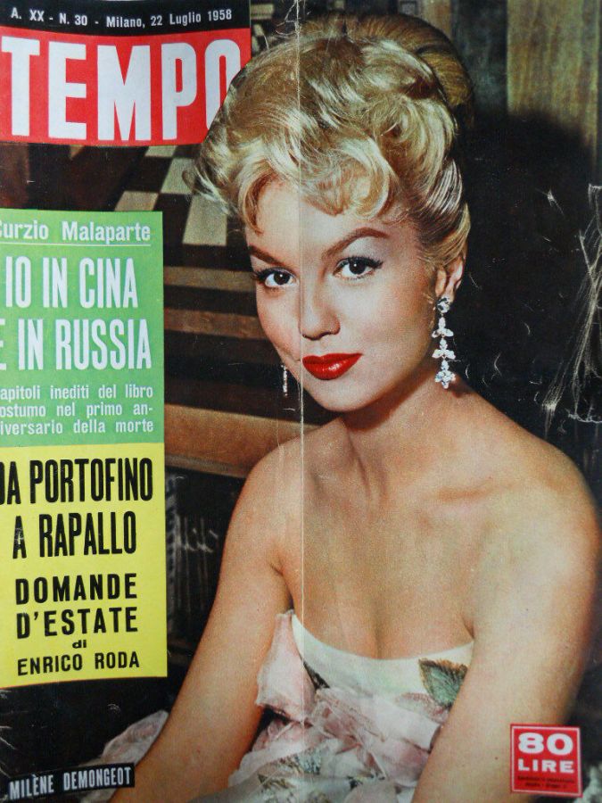 TEMPO magazine side cover Issue 30 22 July 1958