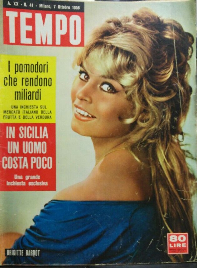 TEMPO magazine side cover Issue 41 7 October 1958