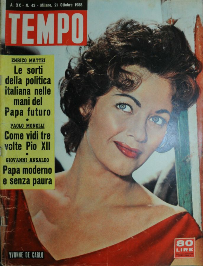 TEMPO magazine side cover Issue 43 21 October 1958