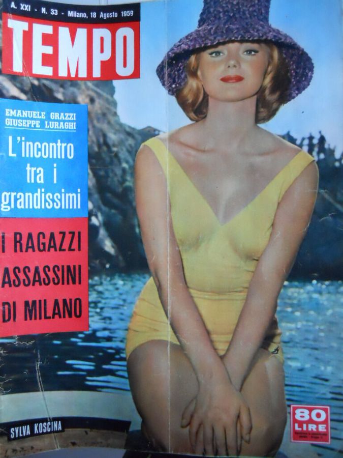 TEMPO magazine side cover Issue 33 18 August 1959