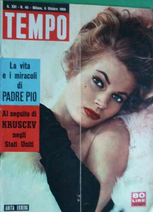 TEMPO magazine side cover Issue 40 6 October 1959
