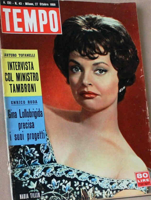 TEMPO magazine side cover Issue 43 27 October 1959