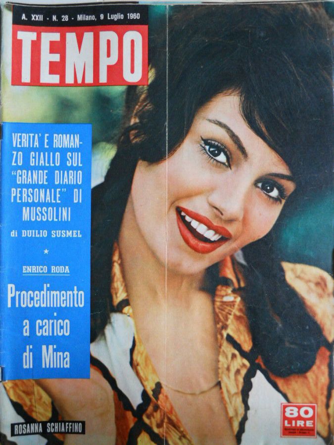 TEMPO magazine side cover Issue 28 9 July 1960