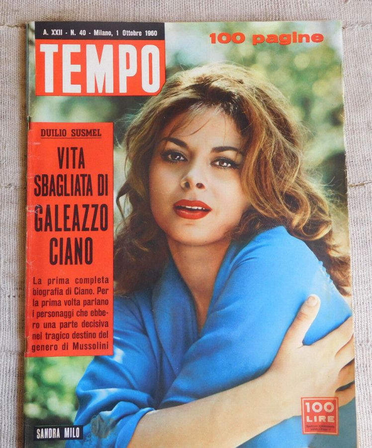 TEMPO magazine side cover Issue 40 1 October 1960