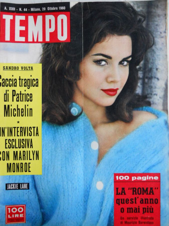 TEMPO magazine side cover Issue 44 29 October 1960