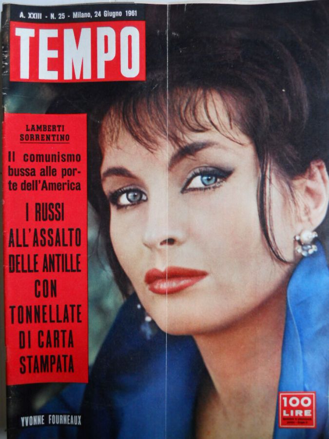 TEMPO magazine side cover Issue 25 24 June 1961