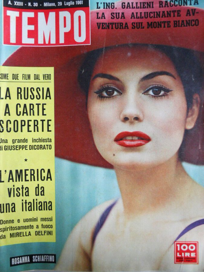 TEMPO magazine side cover Issue 30 29 July 1961