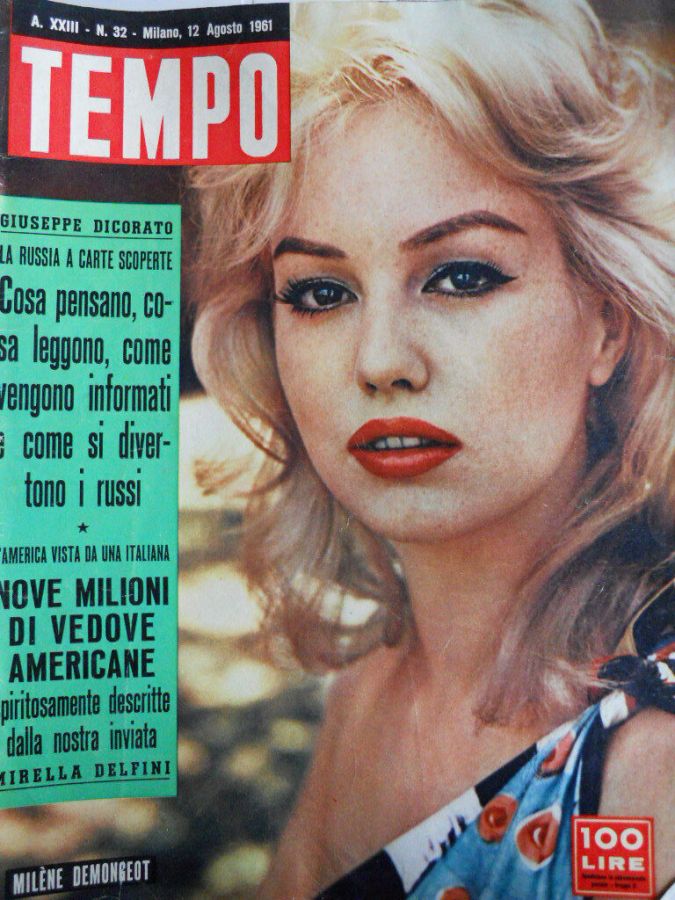 TEMPO magazine side cover Issue 32 12 August 1961