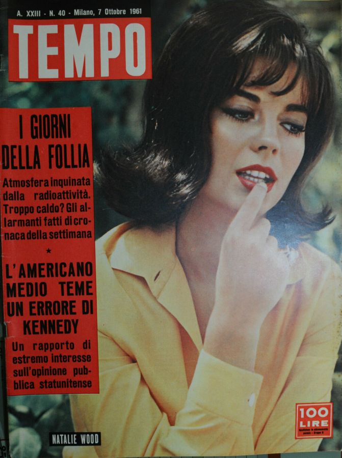 TEMPO magazine side cover Issue 40 7 October 1961