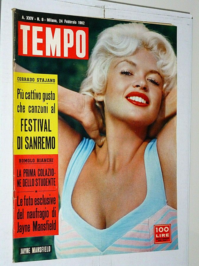 TEMPO magazine side cover Issue 8 24 February 1962