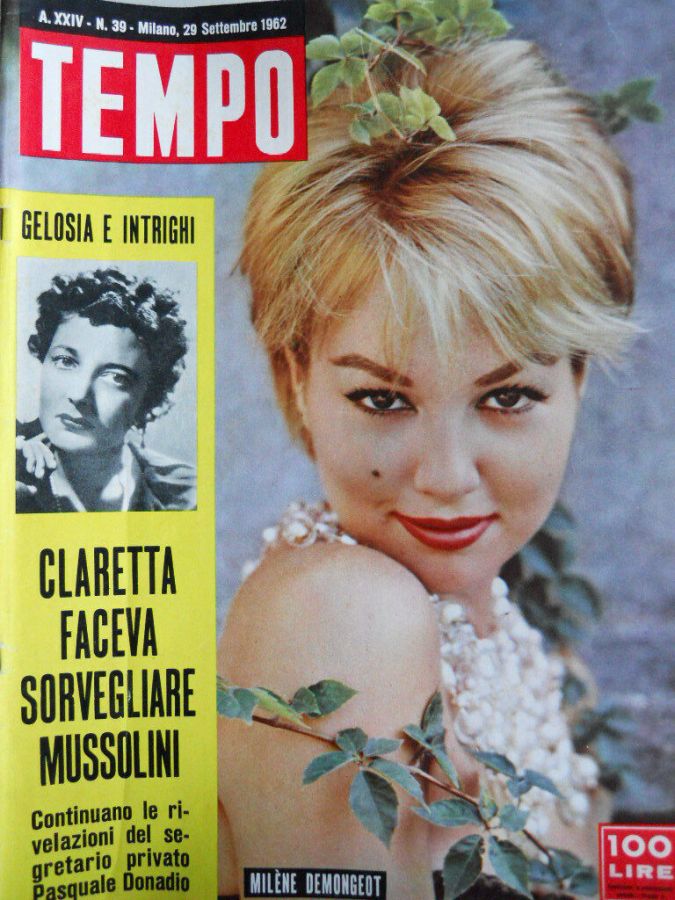 TEMPO magazine side cover Issue 39 29 September 1962