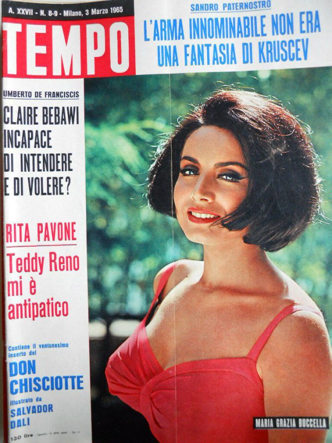 TEMPO magazine side cover Issue 8-9 3 March 1965