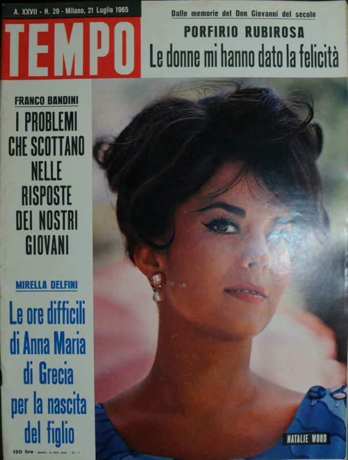 TEMPO magazine side cover Issue 29 21 July 1965