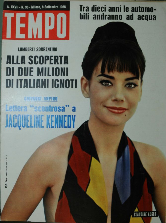 TEMPO magazine side cover Issue 36 8 September 1965