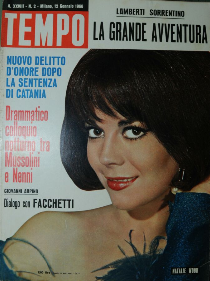 TEMPO magazine side cover Issue 2 12 January 1966