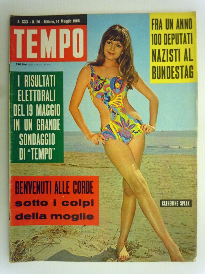 TEMPO magazine side cover Issue 20 14 May 1968