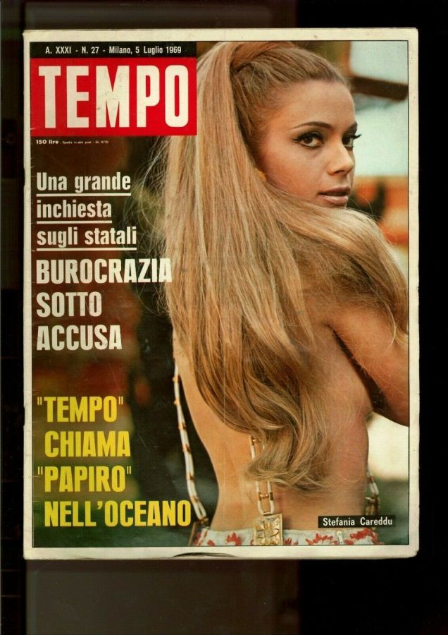TEMPO magazine side cover Issue 27 5 July 1969