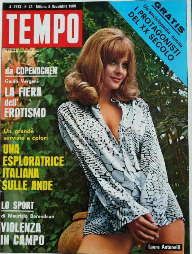 TEMPO magazine side cover Issue 45 8 November 1969