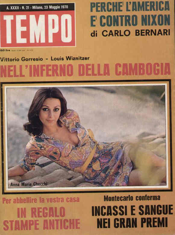 TEMPO magazine side cover Issue 21 23 May 1970