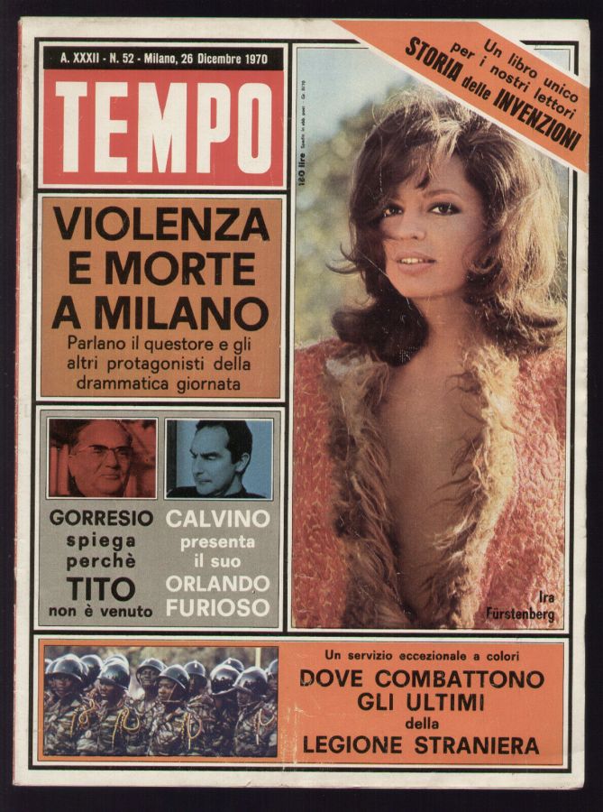 TEMPO magazine side cover Issue 52 26 December 1970