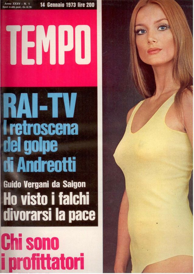 TEMPO magazine side cover Issue 1 14 January 1973
