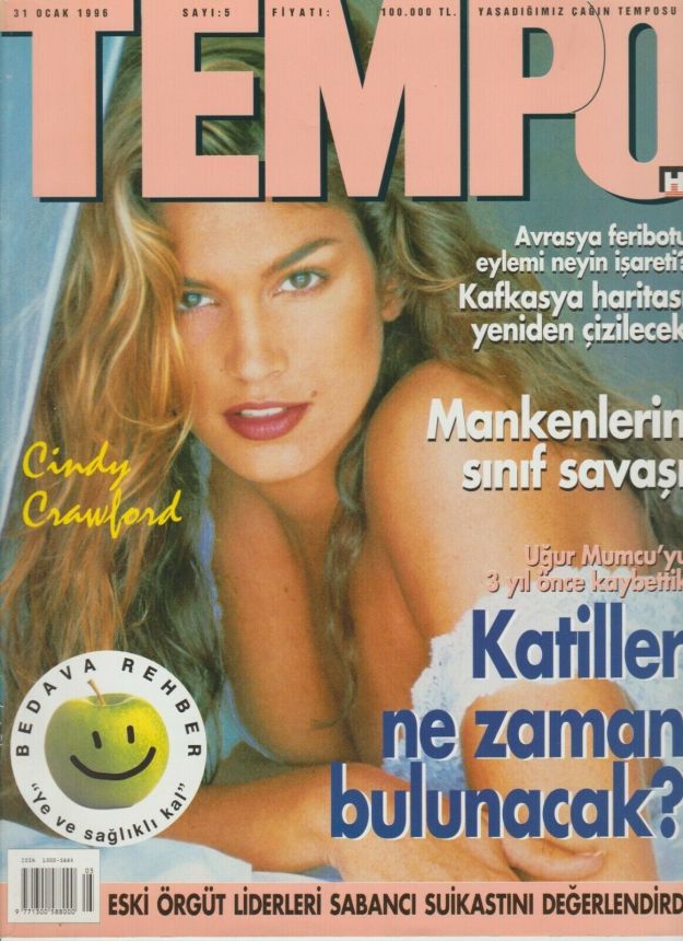 TEMPO TURKEY magazine side cover 31 January 1996