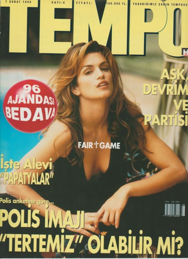 TEMPO TURKEY magazine side cover 7 February 1996