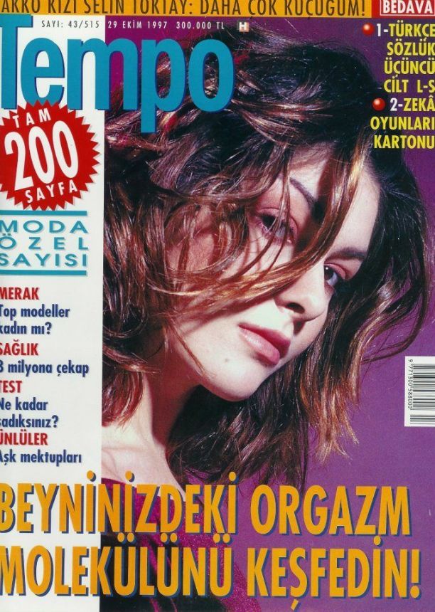 TEMPO TURKEY magazine side cover 29 October 1997