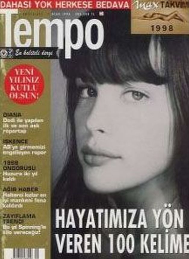 TEMPO TURKEY magazine side cover   1998