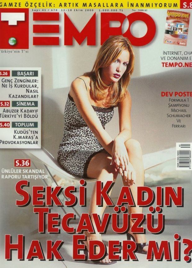 TEMPO TURKEY magazine side cover 26 October 2000