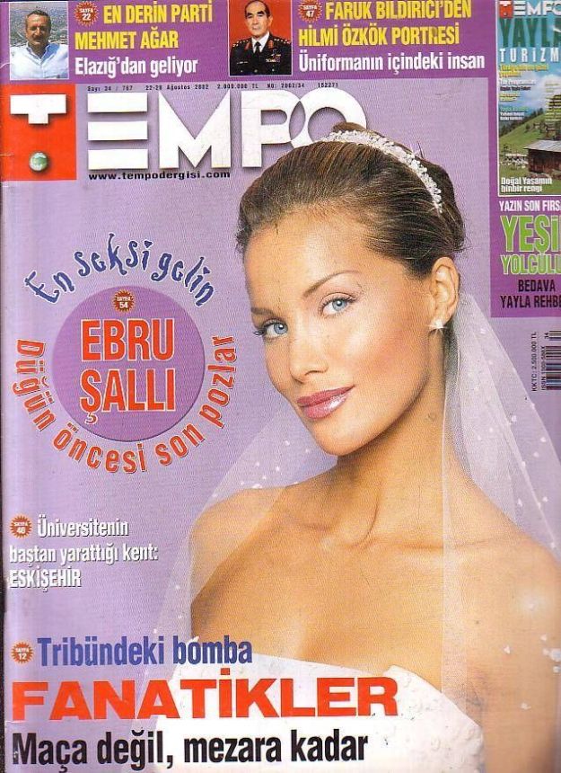 TEMPO TURKEY magazine side cover 22 August 2002