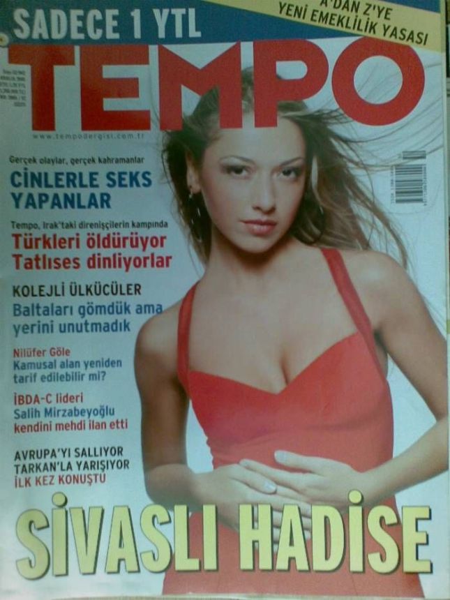 TEMPO TURKEY magazine side cover 23 December 2005