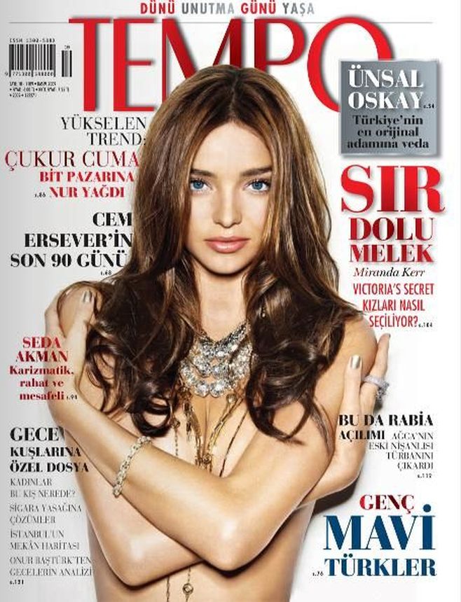 TEMPO TURKEY magazine side cover  November 2009