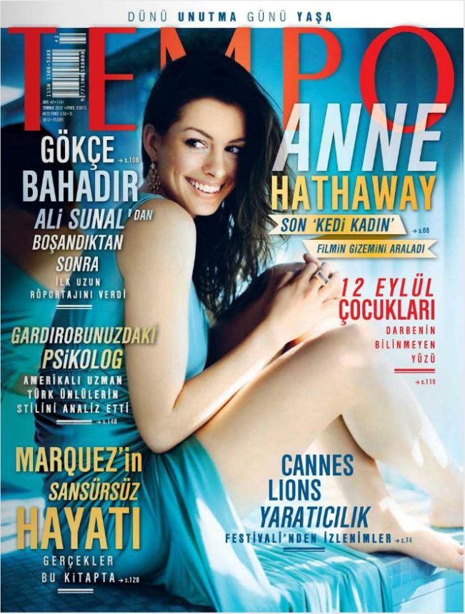 TEMPO TURKEY magazine side cover  July 2012
